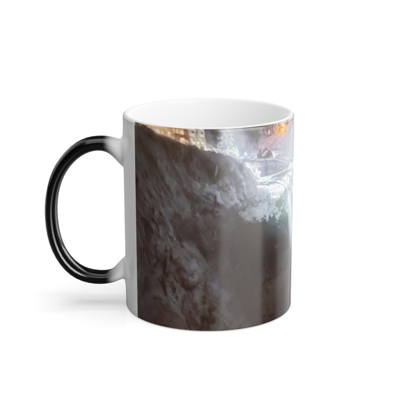 A Wintery Snoqualmie Falls Mug