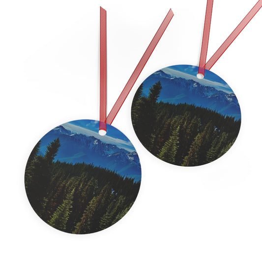 Mountains Are Calling- Tree Ornament