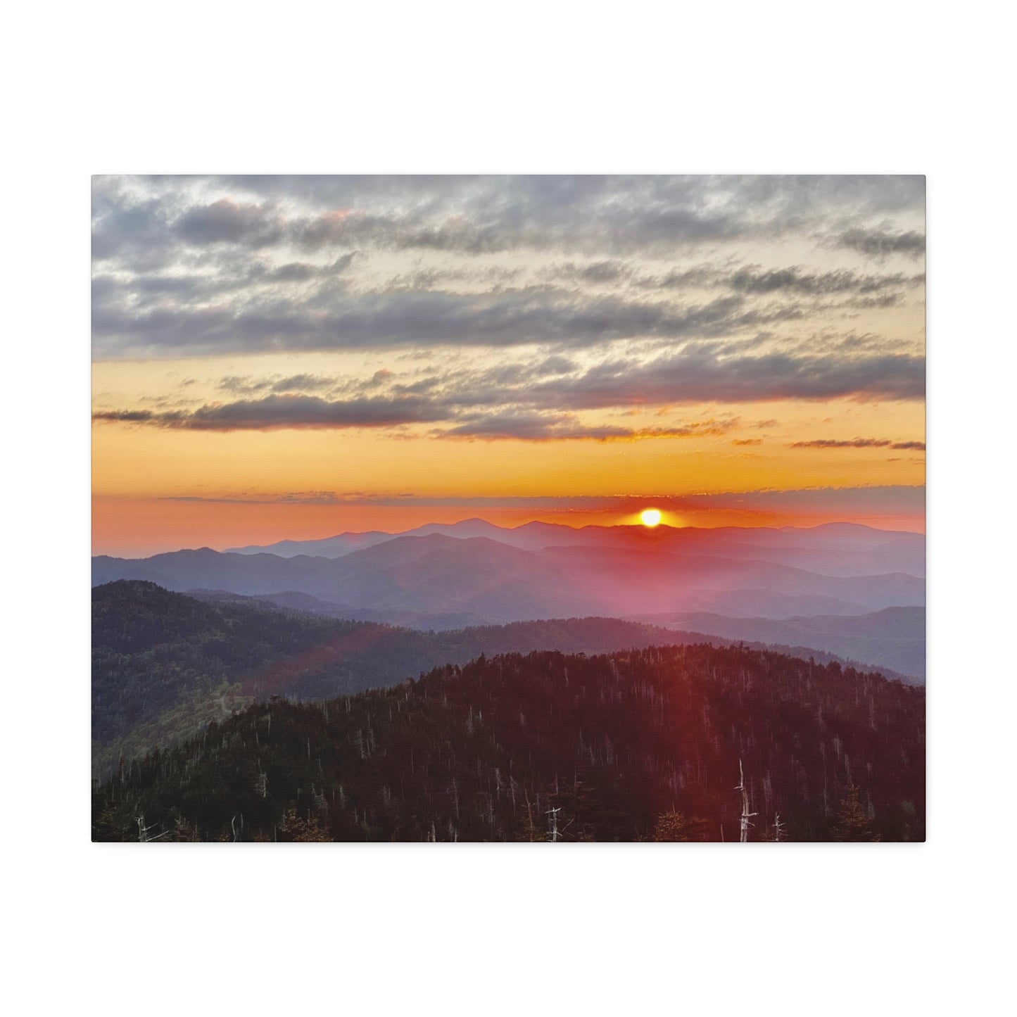 Smoky Sunrise - Canvas