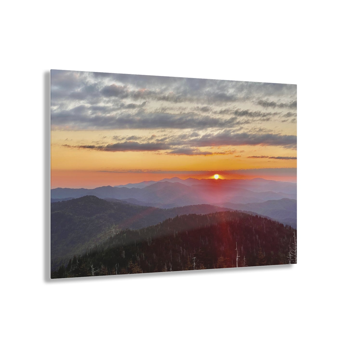 Smoky Sunrise- Acrylic Print